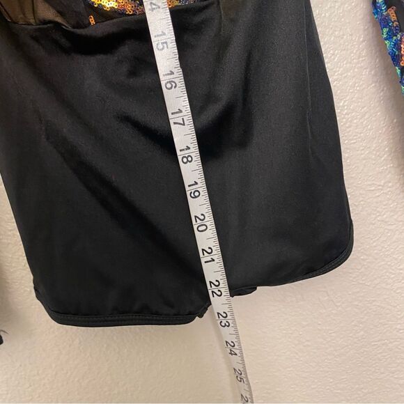 Curtain Call Dance Costume flying solo black sequin leotard J5513 CLA LC child - Picture 6 of 9